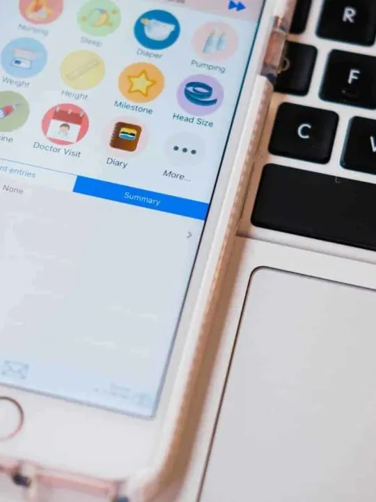 My favorite baby care tracking app - momtechblog.com