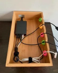 Tablet Organizer Stand With Charging