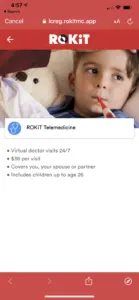 telemedicine app with online doctor visit
