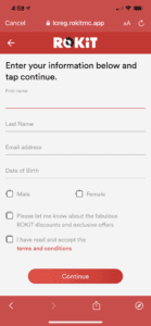 ROKiT telehealth app with online doctor visit