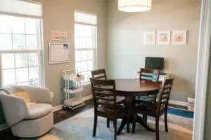 virtual learning space at home