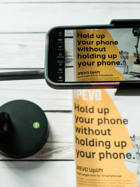 iPhone as document camera